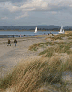 dandy beach on chichester harbour, united kingdom